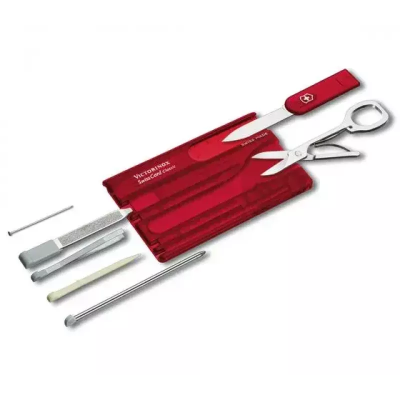 SwissCard Classic Victorinox Rojo
