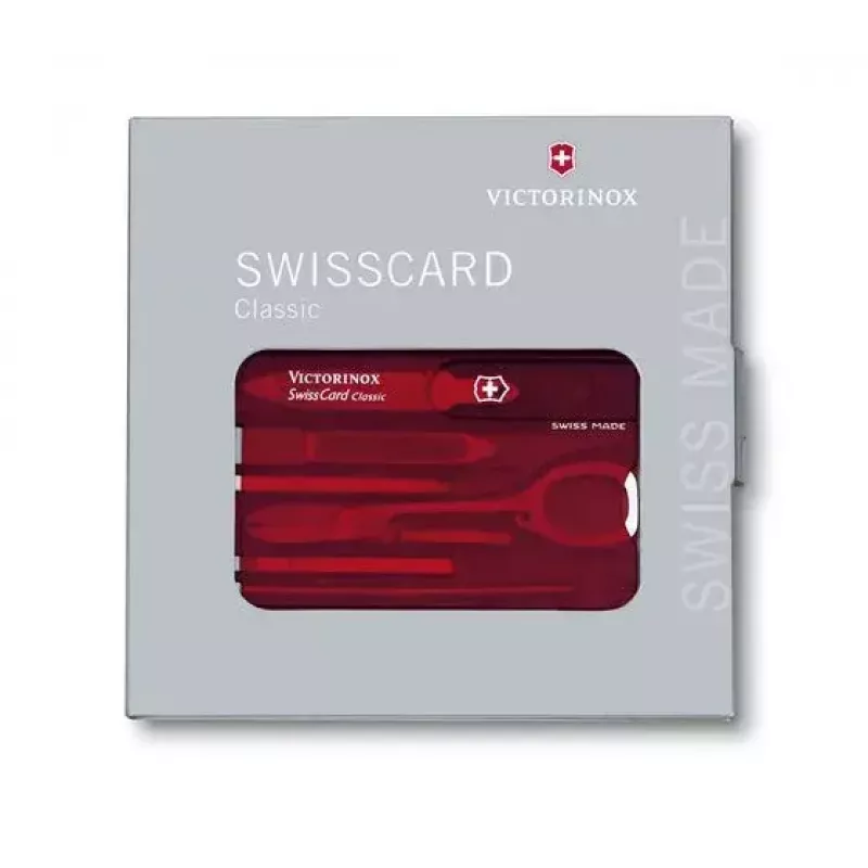 SwissCard Classic Victorinox Rojo