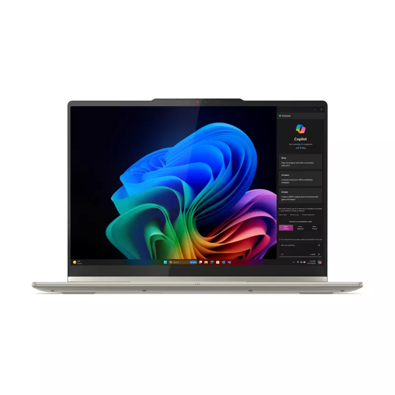 Lenovo Yoga 7 2-in-1 14ILL10 Copilot+ PC Intel Core Ultra 5 226V Híbrido (2-in-1) 35,6 cm (14 inch) Pantalla táctil WUXGA 16 GB LPDDR5x-SDRAM 1 TB SSD Wi-Fi 7 (802.11be) Windows 11 Home Gris