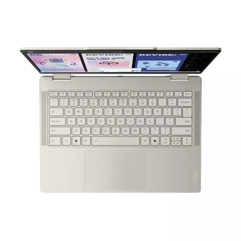 Lenovo Yoga 7 2-in-1 14ILL10 Copilot+ PC Intel Core Ultra 5 226V Híbrido (2-in-1) 35,6 cm (14 inch) Pantalla táctil WUXGA 16 GB LPDDR5x-SDRAM 1 TB SSD Wi-Fi 7 (802.11be) Windows 11 Home Gris