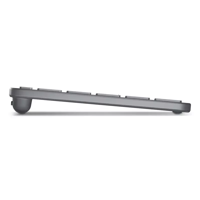 Teclado inalámbrico multidispositivo Lenovo — USB Type-C, Luna Grey, 255,8×105,9×14,6 mm, 5V 200mAh