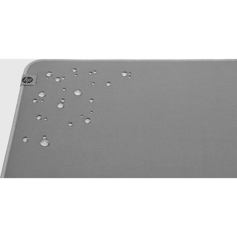 Alfombrilla de escritorio desinfectable HP 200, Gris, Monocromático, Tereftalato de polietileno reciclado (rPET), Goma, Base antideslizante