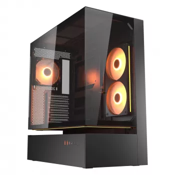 Carcasa Midi-Tower COUGAR, CFV235, ARGB, Cristal, Negro