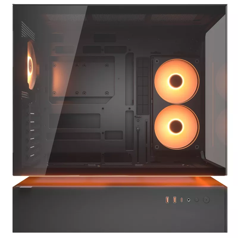 Carcasa Midi-Tower COUGAR, CFV235, ARGB, Cristal, Negro