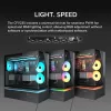 Carcasa Midi-Tower COUGAR, CFV235, ARGB, Cristal, Negro
