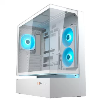 Carcasa Midi-Tower COUGAR, CFV235, ARGB, Cristal, Blanco