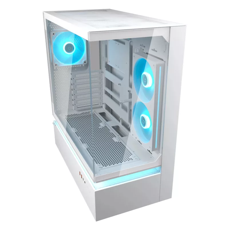 Carcasa Midi-Tower COUGAR, CFV235, ARGB, Cristal, Blanco