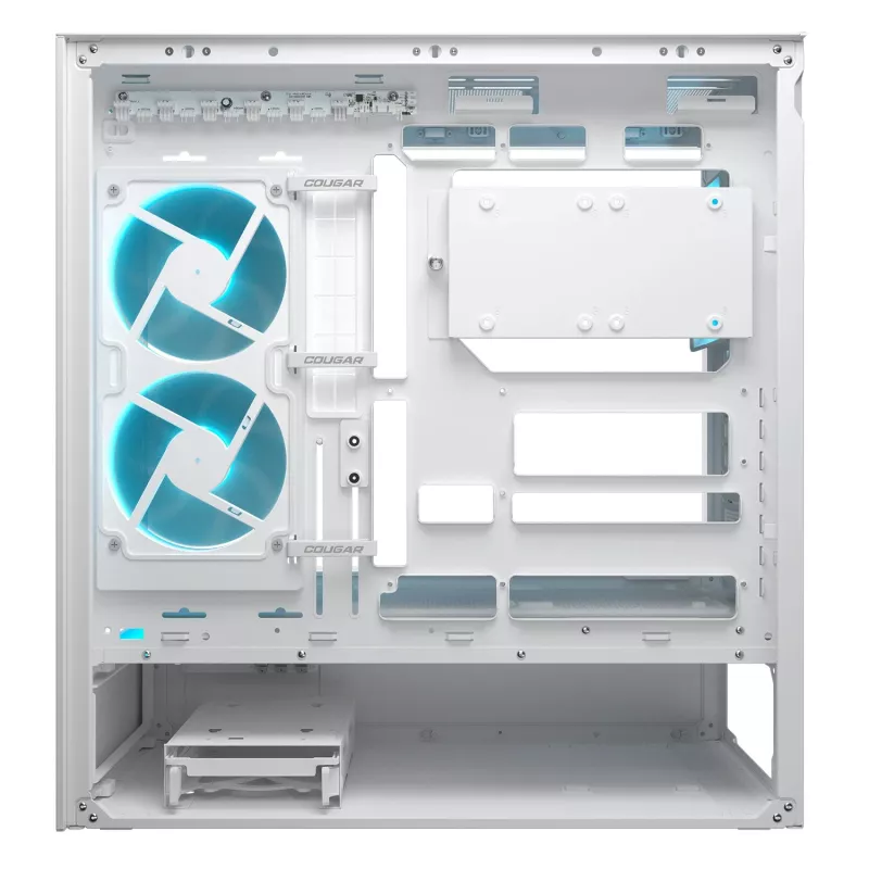 Carcasa Midi-Tower COUGAR, CFV235, ARGB, Cristal, Blanco