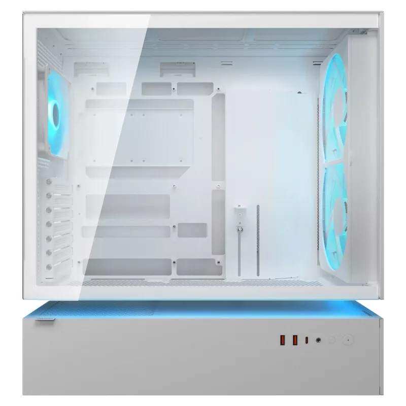 Carcasa Midi-Tower COUGAR, CFV235, ARGB, Mesh, Blanco