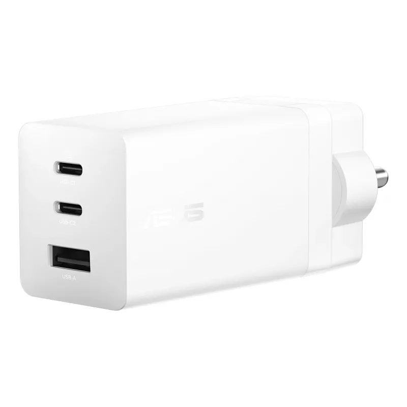 Cargador ASUS 100W USB-C GaN Cargador Universal Blanco AC Carga rápida Interior