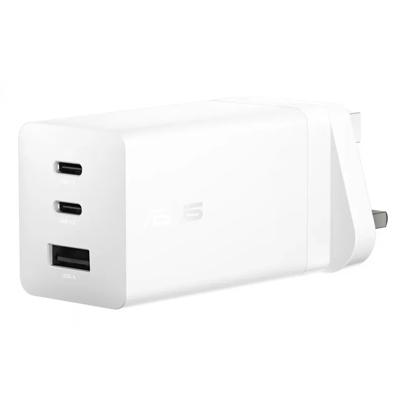Cargador ASUS 100W USB-C GaN Cargador Universal Blanco AC Carga rápida Interior