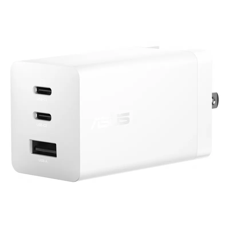 Cargador ASUS 100W USB-C GaN Cargador Universal Blanco AC Carga rápida Interior