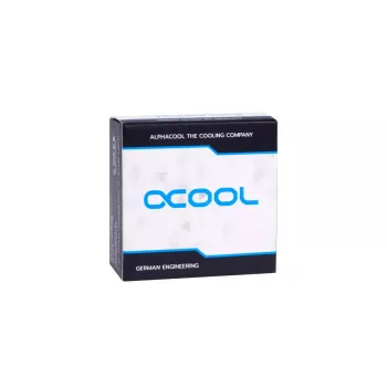 Alphacool ES D-Plug conector de enchufe, G1/4 macho a G1/4 macho, negro