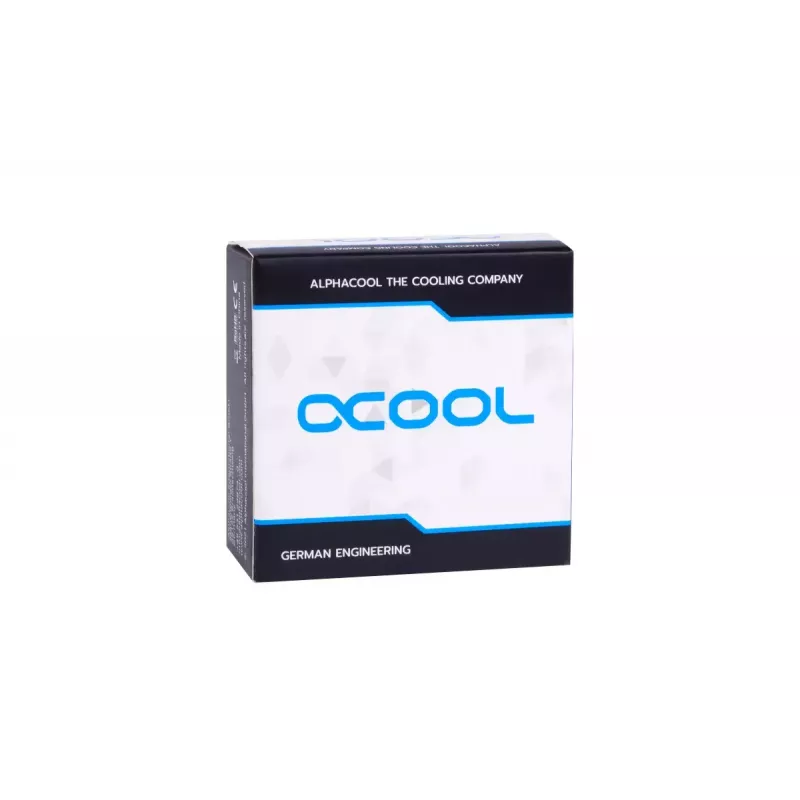 Alphacool ES D-Plug conector de enchufe, G1/4 macho a G1/4 macho, negro