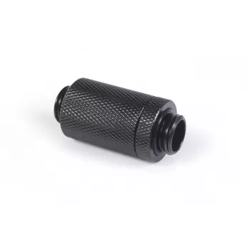 Alphacool ES D-Plug conector de enchufe, G1/4 macho a G1/4 macho, negro