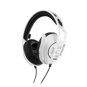 Headset nacon RIG 300 PRO HS – auricular gaming con diadema cableado, circumaural, 20–20000 Hz, cable de 1,2 m, blanco