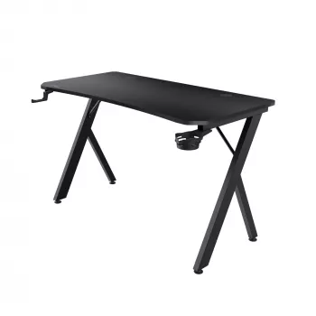 Escritorio Trust GXT 700 Omnius Negro Marco metálico rectangular 1200x600x740mm