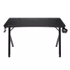 Escritorio Trust GXT 700 Omnius Negro Marco metálico rectangular 1200x600x740mm