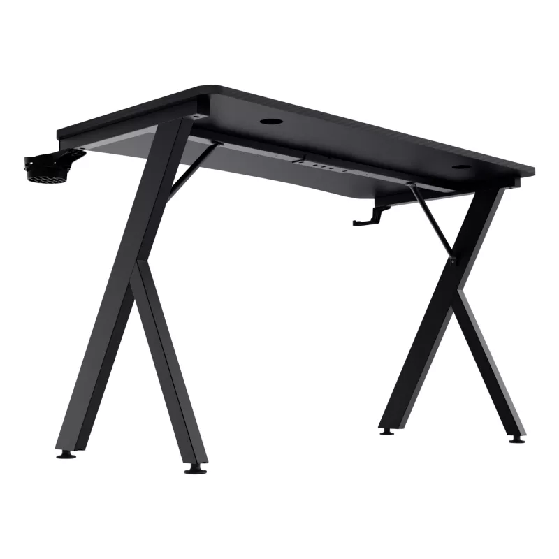 Escritorio Trust GXT 700 Omnius Negro Marco metálico rectangular 1200x600x740mm