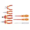 Juego de alicates y destornilladores TOP-01-235 1000V, 7 uds., herramientas manuales aisladas
