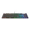 Trust GXT 866 Torix 24910 teclado mecánico para gaming, con cable USB, retroiluminado, QWERTY US International, negro