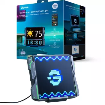 Luz LED de píxeles gaming de mesa y colgante Govee H8630 con 1024 LEDs, Wi-Fi 2,4 GHz