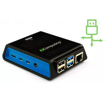 Ordenador NComputing RX420 RDP Intel Celeron 4GB RAM 32GB SSD Gráfica integrada Windows 10