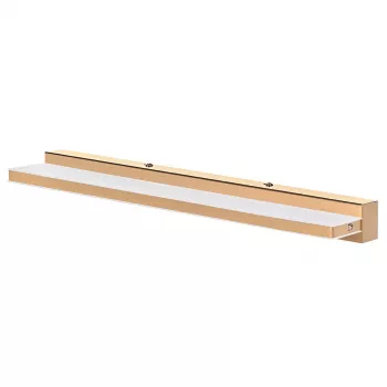 Lámpara de pared LED ActiveJet AJE-MERO GOLD, montaje en superficie, rectangular, 4000 K, 850 lm, bombilla no reemplazable