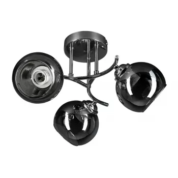 Lámpara colgante ActiveJet AJE-PALOMA 3P E27, 3×40W, montaje en techo, plateada, IP20, 440×250 mm