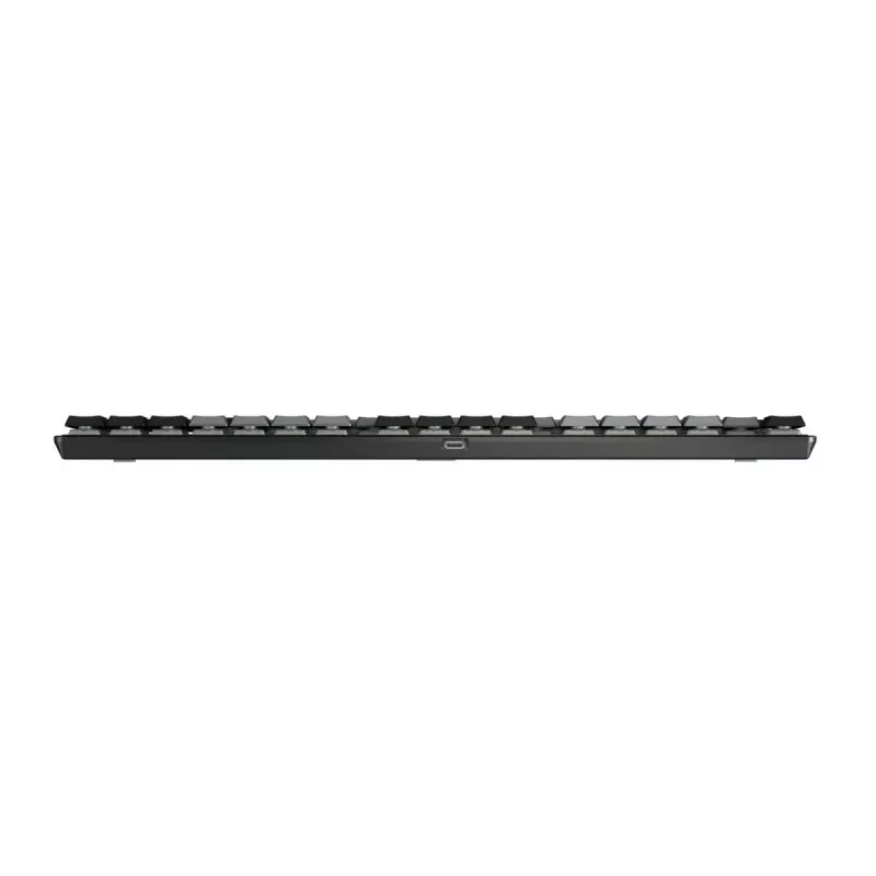 Cherry KC 500 MX LP G8A-25550HOADE-2 teclado mecánico TKL, con cable, Cherry MX Low Profile 2.0 Ivory, retroiluminación blanca, distribución DE, negro