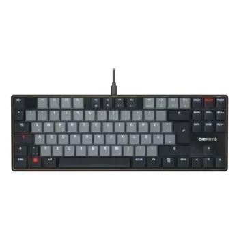 Cherry KC 500 MX LP TKL Tenkeyless USB QWERTZ alemán 88 teclas gris/negro