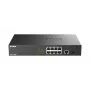 D-Link DGS-1010MP/E Switch de red No gestionado L2 Gigabit Ethernet (10/100/1000) Power over Ethernet (PoE) 1U Negro