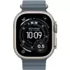 Smartwatch Apple Watch Ultra 3 GPS + Cellular 49mm caja de titanio natural con correa Ocean azul ancla