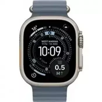 Smartwatch Apple Watch Ultra 3 GPS + Cellular 49mm caja de titanio natural con correa Ocean azul ancla