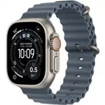Smartwatch Apple Watch Ultra 3 GPS + Cellular 49mm caja de titanio natural con correa Ocean azul ancla