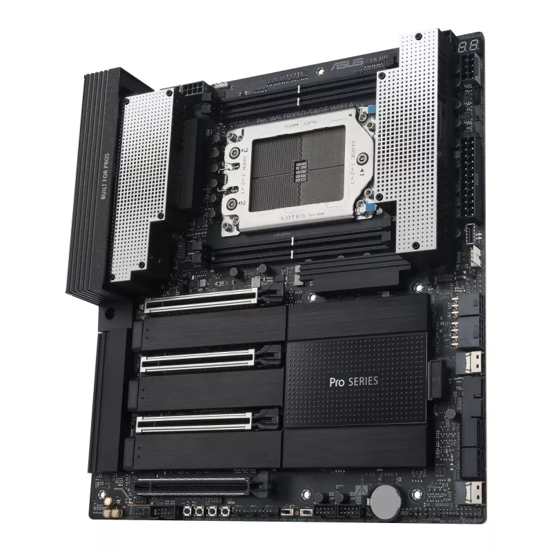 Placa base ASUS PRO WS TRX50-SAGE WIFI A — AMD TRX50, zócalo sTR5, CEB, DDR5, Wi-Fi 7