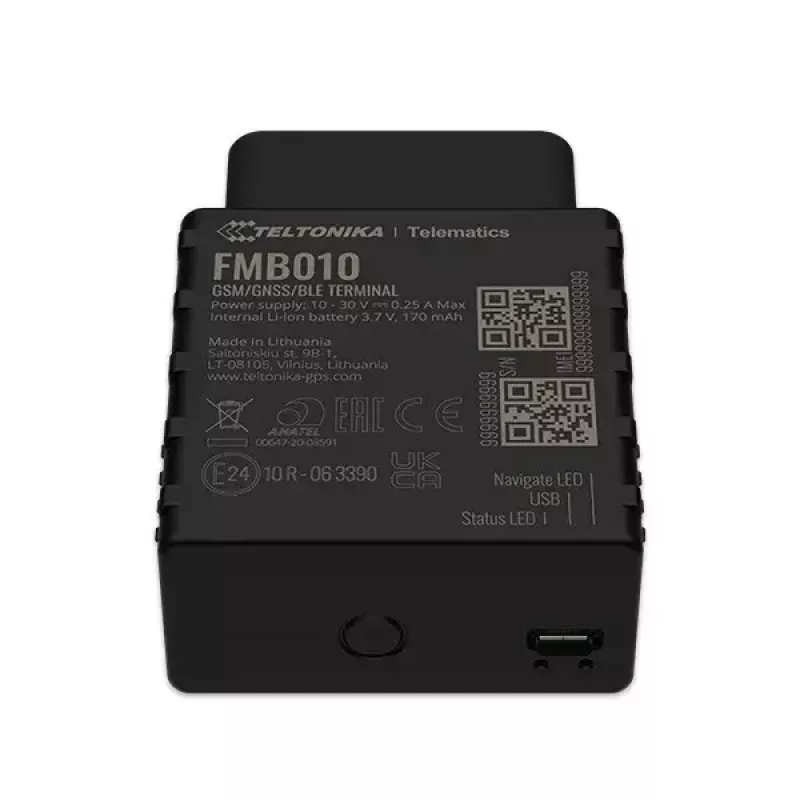 Rastreador para coche Teltonika FMB010 Negro
