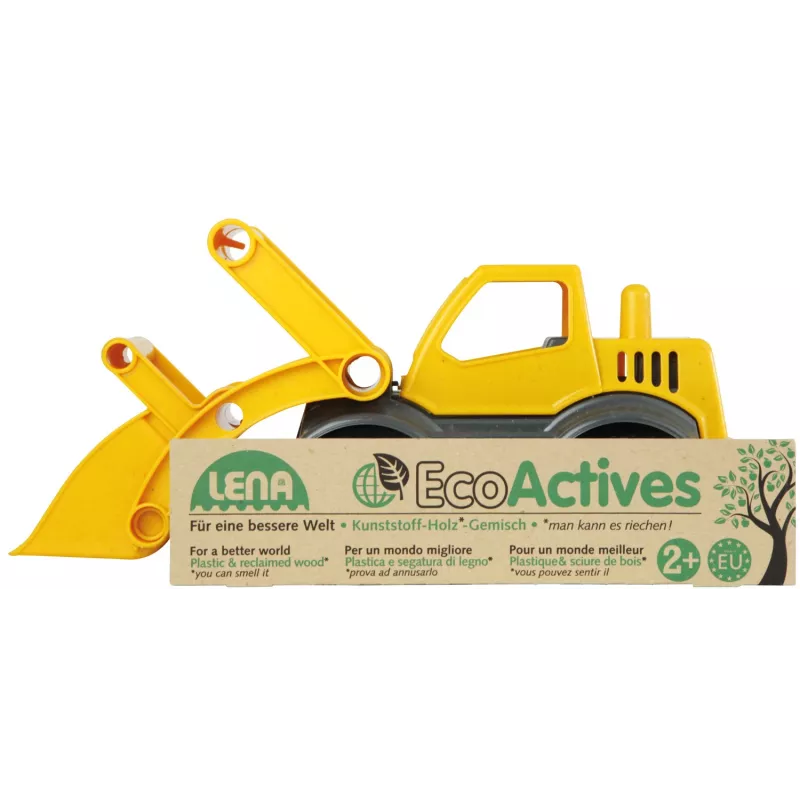 Lena EcoActives Earth Mover, tractor, 2 año(s), plástico, madera, negro, gris, amarillo