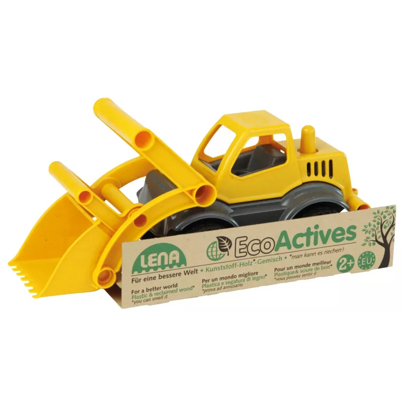 Lena EcoActives Earth Mover, tractor, 2 año(s), plástico, madera, negro, gris, amarillo