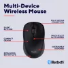 Ratón Trust Yvi+ universal ambidiestro RF Wireless + Bluetooth óptico 1600 DPI