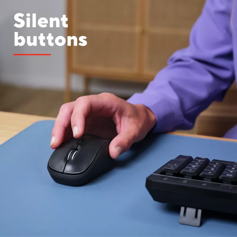 Ratón Trust Yvi+ universal ambidiestro RF Wireless + Bluetooth óptico 1600 DPI