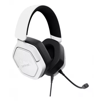 Auriculares Trust GXT492W Carus con cable diadema gaming blancos