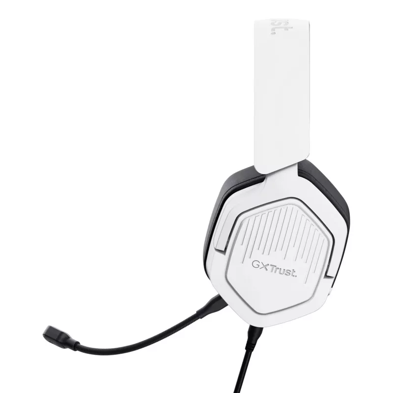 Auriculares Trust GXT492W Carus con cable diadema gaming blancos