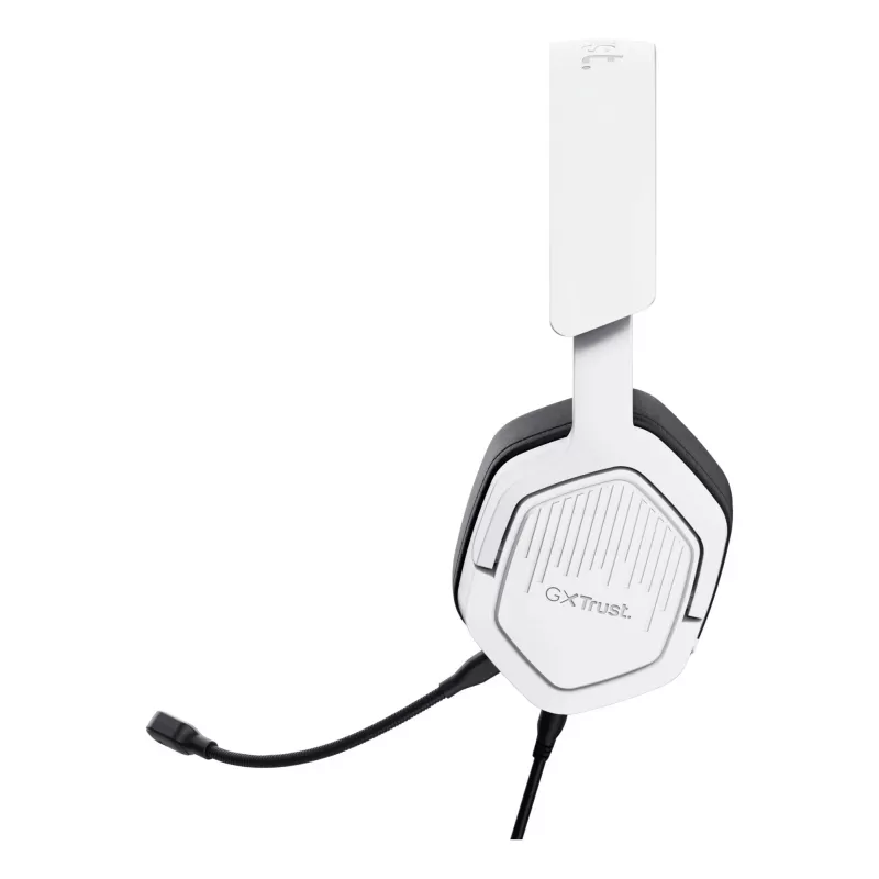 Auriculares Trust GXT492W Carus con cable diadema gaming blancos