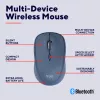 Ratón Trust Yvi+ universal ambidiestro RF Wireless + Bluetooth óptico 1600 DPI