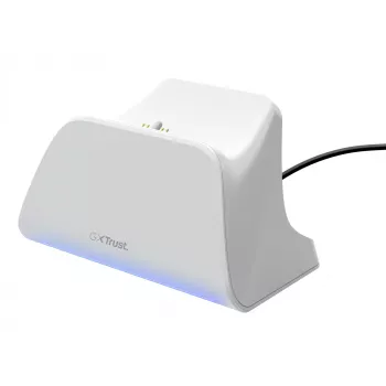 Base de carga TRUST GXT255W para PS5 doble carga, blanca