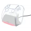 Base de carga TRUST GXT255W para PS5 doble carga, blanca