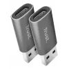 Trust Calyx USB Type-C USB Type-A gris conector 1 USB Type-C conector 2 USB Type-A