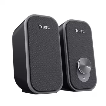 Altavoces Trust 25670 negros con cable 6 W 2.0 canales