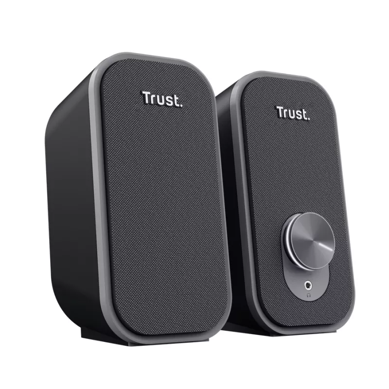 Altavoces Trust 25670 negros con cable 6 W 2.0 canales